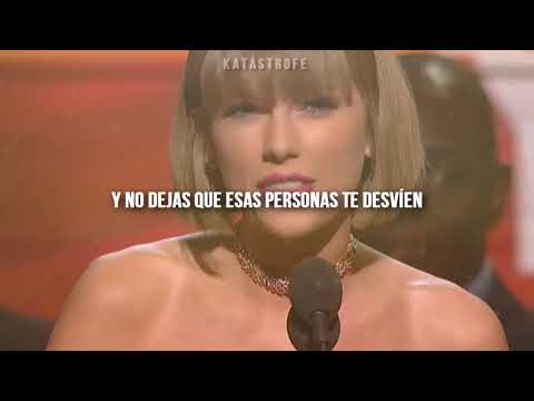 Taylor Swift - Speech GRAMMY's 2016 // subtitulado en español #WeStandWithTaylor