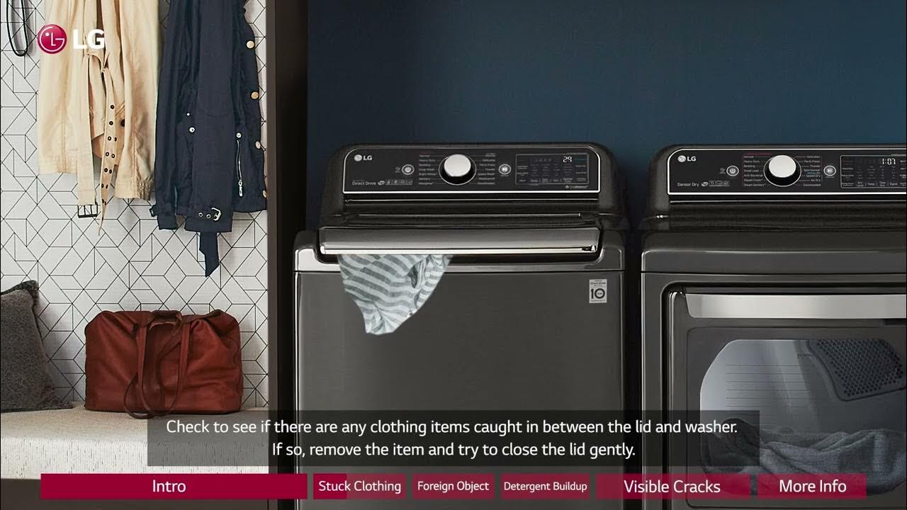[LG Top Load Washers] Troubleshooting the Lid Not Locking YouTube