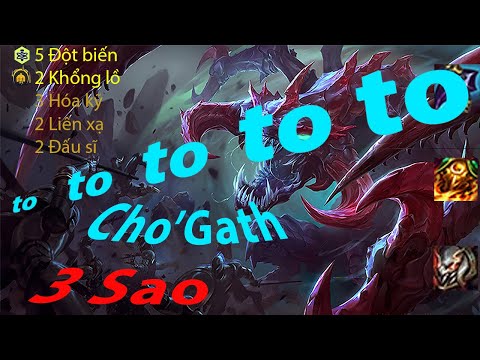 #dtcl cho'gath siêu to khổng lồ hơn 10k máu thì làm sao giết