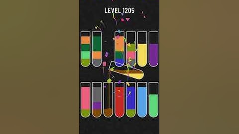 water sort puzzle - level 1205