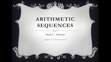 Algebra 1 - Lesson 4.2 Video Notes A