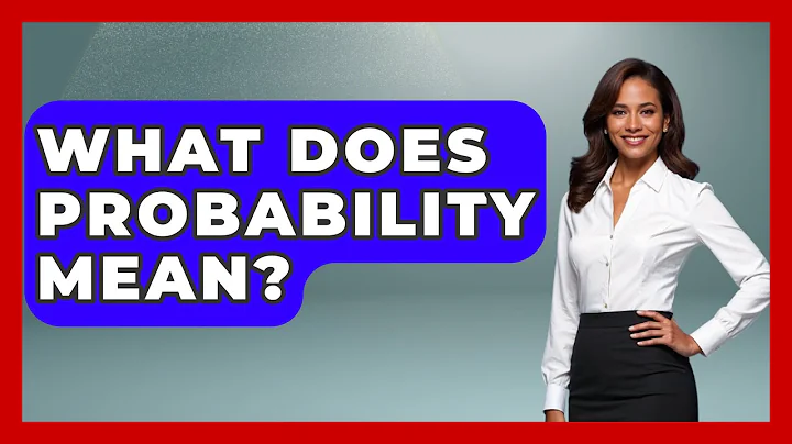 What Does Probability Mean? - The Friendly Statistician