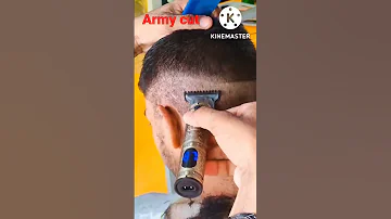 army cutting hairstyle