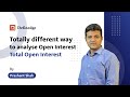 Totally different way to analyze open interest total open interest  definedge  prashant shah 