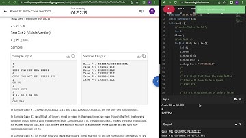 google codejam 1C screencast