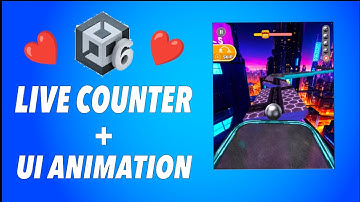 Lives counter UI +  Coin Collect Animation hyper Casual Style - Unity 3D tutorial