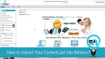How to Import Your Current Email List Into INinbox