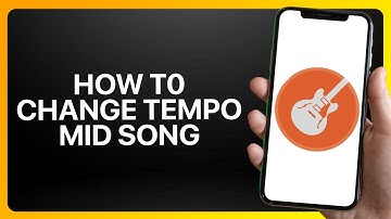 How To Change Tempo Mid Song In GarageBand Tutorial