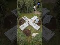 Empty Forest Plot → Luxury Gothic Cross Container House With Tower 🌲
