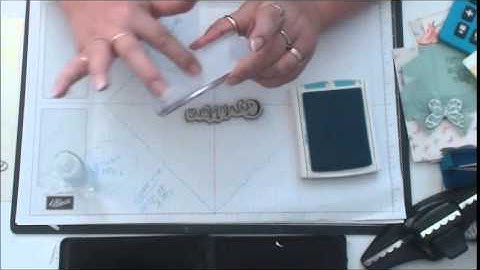 How to make clear stamp cling to clear block