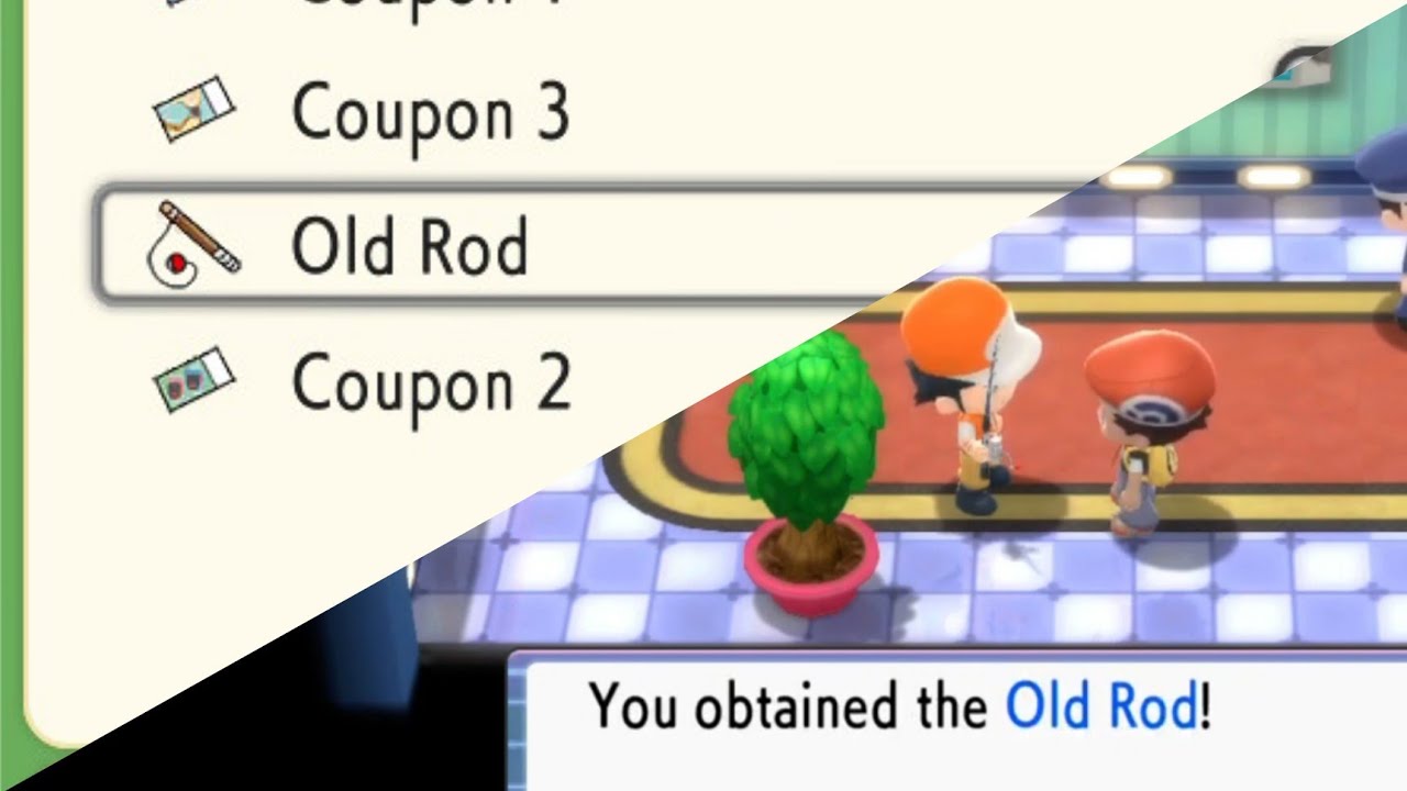 How to Get Fishing Old Rod !!! Pokemon Shining Pearl YouTube