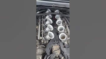 Individual Throttle Bodies BMW V10 #automobile #itb #bmw