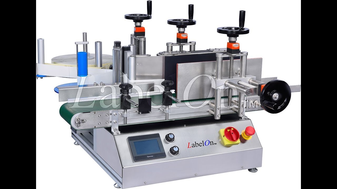 Mini Round Bottle Labeler - LabelOn Mini Synergy Range LMS510 Wrap ...