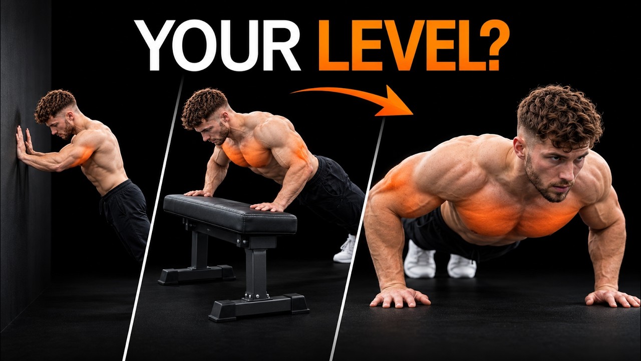 Push Up Patterns How to Master Push-Ups: 3 Levels from Wall to Floor - YouTube