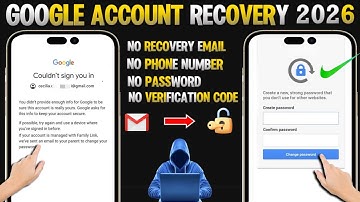 How To Recover Gmail Account 2026 || Google Account Recovery without Phone Number And Recovery Email