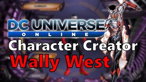 Wally West - DCUO Character Creator