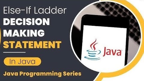 if-else-if ladder statement in Java (Hindi) || Conditional Statements In Java