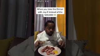 Pay 500,000 for a dinner with jay-Z #memes #viral