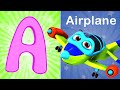 Phonics Song 2 with TWO Words in 3D - A For Airplane - ABC Alphabet Songs with Sounds for Children