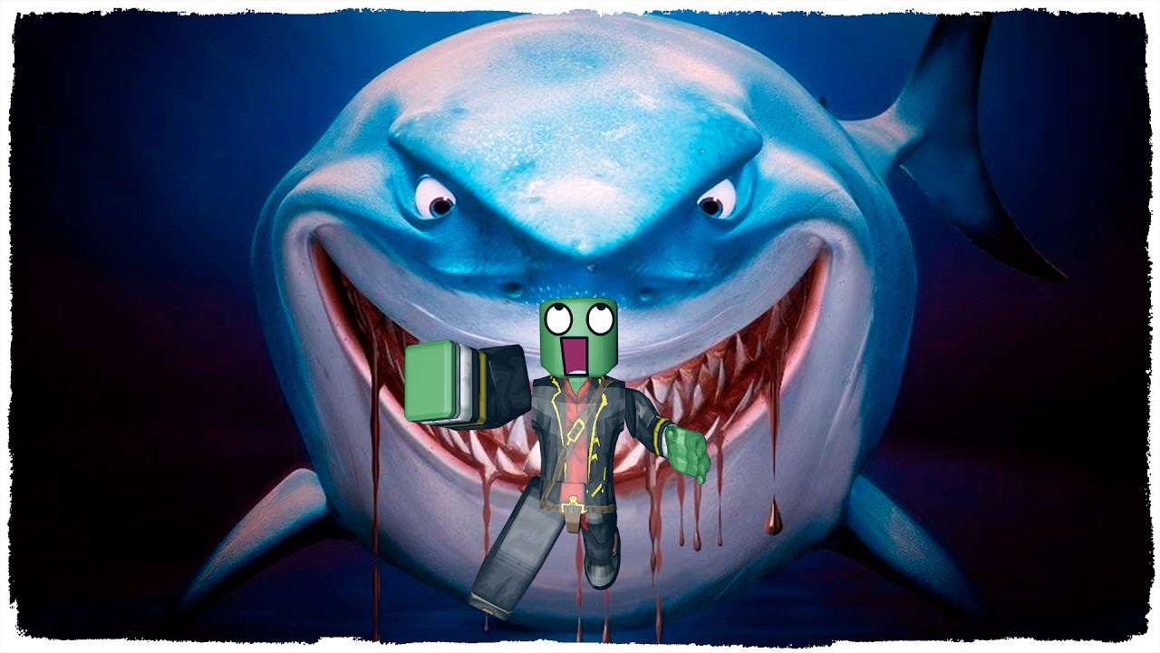 Sobrevivimos Al Ataque De Un Tiburón Gigante En Roblox - jack the shark roblox