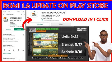 BGMI 1.6 Update || BGMI 1.6 update kare || 1.6 Update link || BGMI update #bgmiupdate