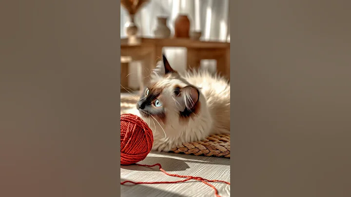 Video 11579011: blue eyed siamese cat, siamese cat playing, red siamese, perfect cat