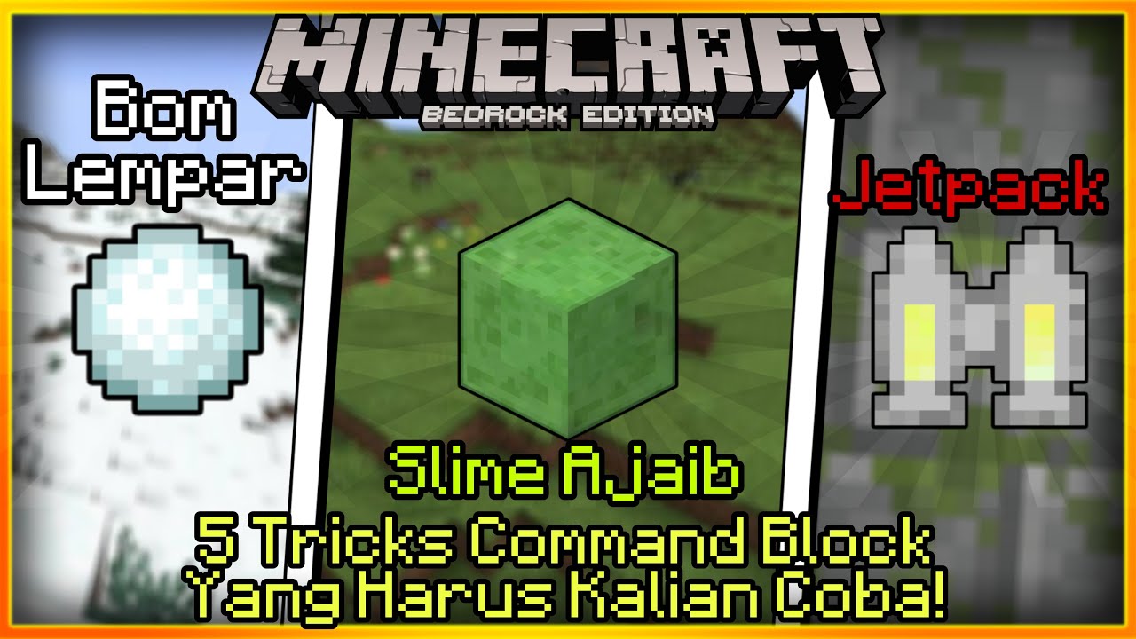 5 Tricks Command Block Keren Yang Bisa Kalian Coba di Minecraft Bedrock ...