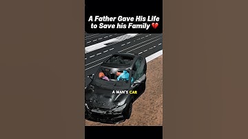 A Father’s Final Act… Was Saving His Family 💔..!!  #shorts #3danimation #fyp #lowpoly #3d