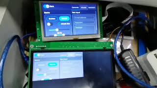 Dual screen display with RGB and STONE Smart TFT LCD model
