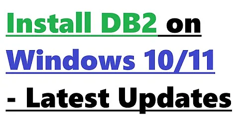How to install DB2 on Windows