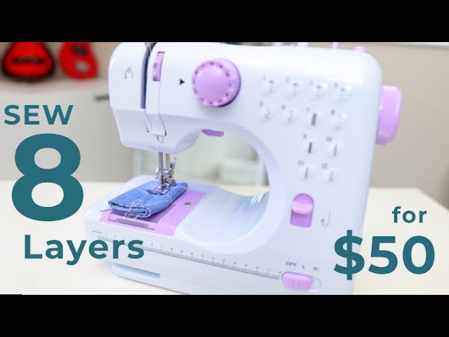 Mini Sewing Machine for Beginners, Adults and Kids, Sewing Machines with  Reverse Sewing and 12 Built-in Stitches, Portable Sewing Machine