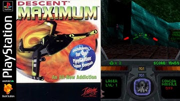 Descent Maximum PS1 - Gameplay on DuckStation Android [No Commentary]