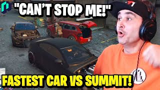 Summit1g is UNSTOPPABLE with this Car Against FASTEST CAR! | GTA 5 NoPixel RP