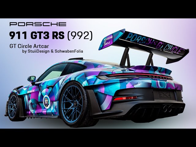 The Porsche 992 GT3 RS GT Circle Artcar | StuiiDesign X