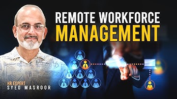 Remote workforce managment by @inspiringsyedmasroor