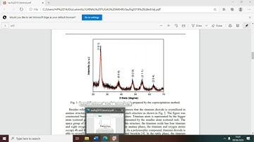 Membuat Layout Difraktogram dari Data XRD menggunakan Software Origin