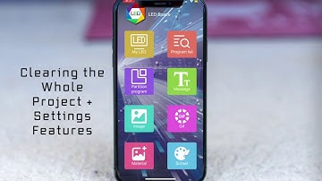 How To Use LED SPACE APP | Sled Light Backpack