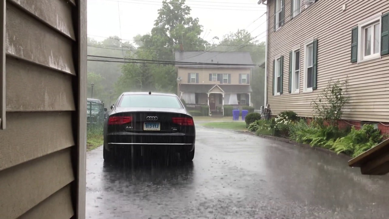 SEVERE THUNDERSTORM WITH VERY HEAVY RAIN AND STRONG WINDS!!!! - YouTube