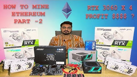 How To Mine Ethereum & Make Money Part-2 l  Building an NVIDIA Geforce RTX 3060 Ethereum Mining RIG.