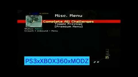 (Wii)Mw3 Mod Menu