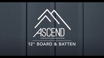 ASCEND® 12" Board & Batten Composite Cladding