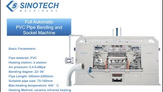 Full AutomaticPVC Pipe Bending and Socket Machine 