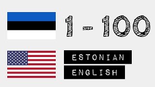Numbers from 1 to 100 in Estonian and English with audio screenshot 4