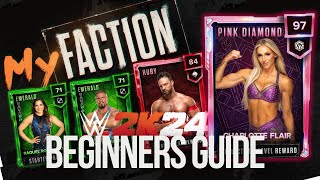 WWE 2K24 MYFACTION BEGINNERS GUIDE! What Everyhing Means, Where to Start, & MORE! screenshot 2