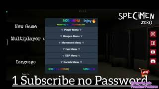 Specimen Zero Mod Apk / Mod Menu Más Reciente 2025 | Todo Desbloqueado & Todo Ilimitado