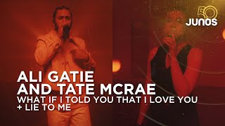 Tate Mcrae and Ali Gatie perform \