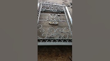 Được 80% bộ CỬA CỔNG hai cánh sắt Mỹ thuật /phúc thiên vlog