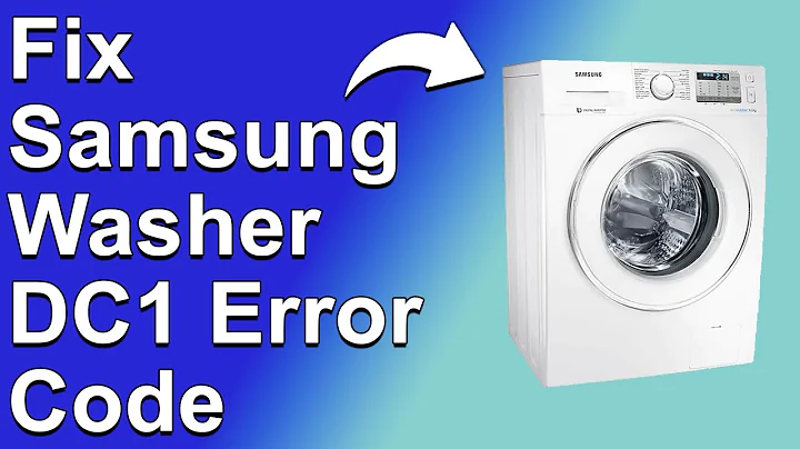 How To Fix The Samsung Washer DC1 Error Code - Meaning, Causes, & Solutions(Troubleshoot Easily)