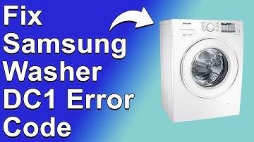 How To Fix The Samsung Washer DC1 Error Code - Meaning, Causes, & Solutions(Troubleshoot Easily)