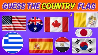 Country Flag Challenge 🚩: Can You Guess The Country By Their Flag ?
